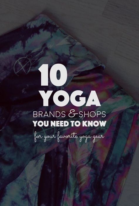 10 Yoga Brands & Shops You Need to Know. The prettiest and most comfortable yoga tights, clothes and accessories. The most popular yoga brands. Yoga Brands, Popular Clothes, Yoga Girls, Yoga Branding, Yoga Tights, Fitness Video, Yoga Outfits, Yoga Iyengar, Yoga Gear