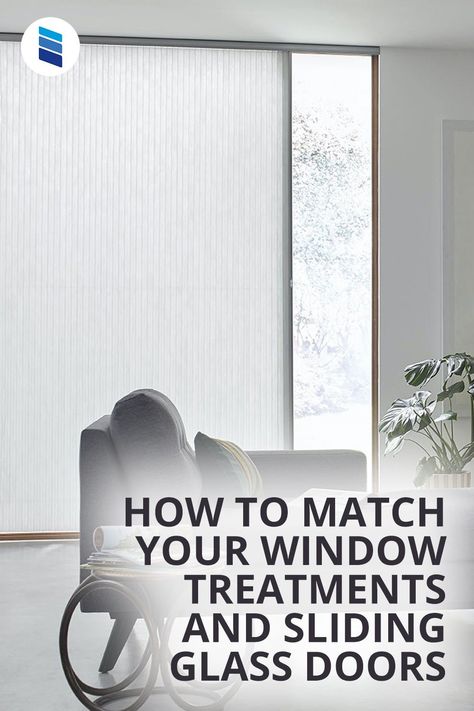 Blinds For Sliding Glass Doors Modern, Blinds For Sliding Glass Doors, Sliding Panel Blinds, Sliding Glass Windows, Arched Window Treatments, Blinds For French Doors, Popular Window Treatments, Skylight Shade, Window Treatments Blinds