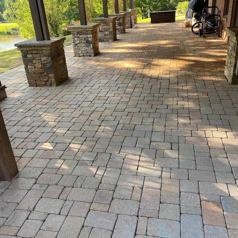 Top 60 Best Paver Patio Ideas - Backyard Dreamscape Designs Paver Patio Ideas, Stone Patio Designs, Pavers Backyard, Paver Designs, Patio Pavers Design, Patio Pavers, Outdoor Patio Designs, Backyard Entertaining, Brick Pavers