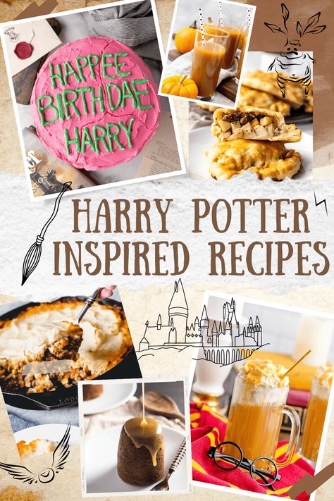 Harry Potter-Inspired Recipes From the Wizarding World Pork Barbacoa, Tot Nachos, Harry Potter Movie Night, Harry Potter Marathon, Lemon Blueberry Cheesecake, Thanksgiving Meals, Cafe Rio, Sweet Pork, Harry Potter Food