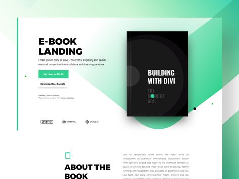 Ebook Shop Landing | Divi Layout by Ali Sayed | Dribbble | Dribbble Book Landing Page, Ebook Landing Page, Landing Page Ui, Social Media Branding Design, Ebook Design, Shop Layout, Elegant Themes, Template Site, Promotional Design