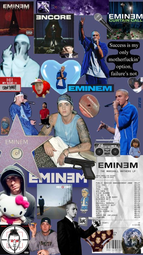 eminem🩵🩵🩵 Eminem Blue, The Marshall Mathers Lp, The Eminem Show, Blue Aesthetic Wallpaper, Eminem Slim Shady, The Real Slim Shady, Marshall Mathers, The Marshall, Public Service Announcement