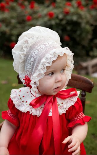 Catheryn Collins' Heirloom Creations Blessing Dress, Bonnet Pattern, Heirloom Dresses, Baby Sewing Projects, Girl Dress Patterns, Baby Bonnets, Heirloom Sewing, Baby Bonnet, Christening Gowns