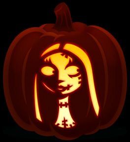 Sally Pumpkin, Unique Pumpkin Carving Ideas, Black Pumpkins, Nightmare Before Christmas Pumpkin, Halloween Pumpkin Stencils, Cute Pumpkin Carving, Carving Templates, Halloween Pumpkin Carving Stencils, Pumkin Carving