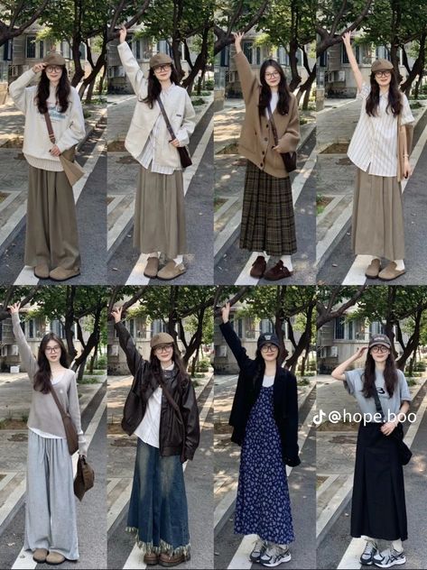 Tita Outfit Casual, Ootd Campus, Kulot Pants Outfit Hijab, Kulot Pants Outfit, Japan Ootd, Kulot Pants, Outfit Ideas For Winter, Outfit Ideas Autumn, Japanese Fashion Women