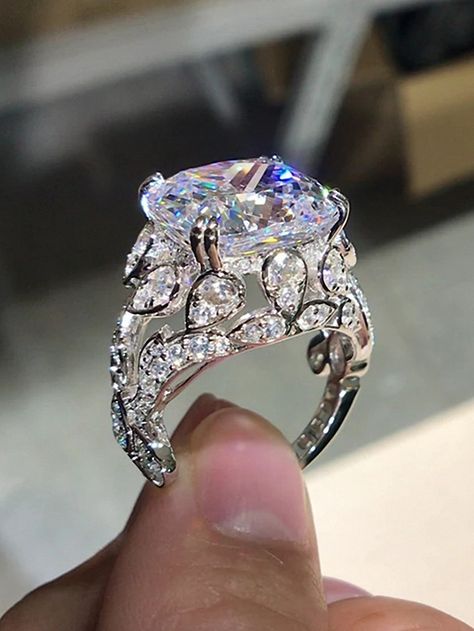 Fancy Rings, Wedding Party Jewelry, Trendy Ring, Cubic Zirconia Rings, Cz Ring, Jewelry Wedding, Gifts For Wedding Party, Trendy Jewelry, Types Of Rings