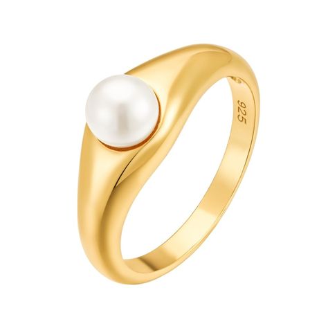 PRICES MAY VARY. Pearl Signet Ring✧ Offered in elegant Penelope Pearl Signet or a vintage Mother of Pearl Signet ring! Stack with other rings for a classy stack or wear alone as a statement piece to your outfit. These are offered in an 18K Gold finish. This is a perfect gift for any event, like Valentine’s Day or Mother’s Day! MATERIALS ✧ Crafted with hypoallergenic High-Quality Sterling Silver. Finish is 18K. These pieces are Lead-free and Nickel-free. Our high-quality pieces are safe for the m Modern Pearl Ring, Ring Pearl Modern, Ring Stack, Presents For Mom, Jewelry Case, Pearl Ring, Signet Ring, Minimalist Jewelry, Womens Jewelry Rings