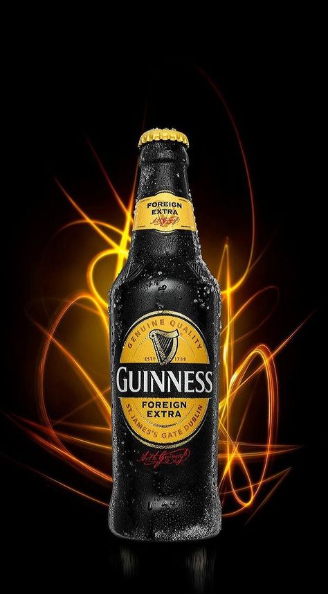 Ads Inspiration, Black Beer, Black Stuff, Beer 101, Irish Beer, Beer Advertising, Guinness Beer, Dark Beer, Alcohol Bottles