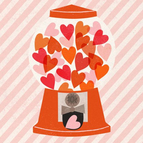 ©Clare Owen - Share the love. Valentine's Day Illustration, Valentines Illustration, Heart Illustration, Valentines Wallpaper, Arte Sketchbook, Love Illustration, Art And Illustration, Jolie Photo, Cool Stuff