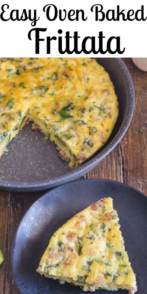 Fritata Recipe Oven, Eggs Zucchini, Frittata Recipes Baked, Oven Baked Frittata, Oven Baked Zucchini, Zucchini Frittata Recipe, Fritata Recipe, Italian Frittata, Easy Frittata Recipe