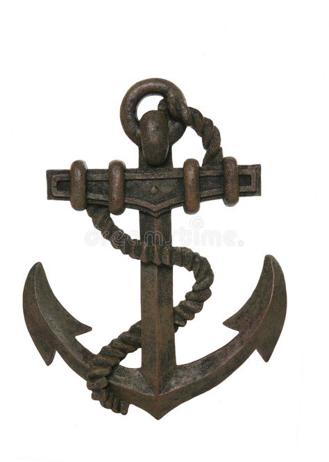 Anchor. An old rusty anchor isolated over white background , #sponsored, #anchor, #rusty, #Anchor, #background, #white #ad Anchor Background, Ar Logo, Nautical Tattoo, Watercraft, White Stock, Background White, Military Art, Water Crafts, Logo Inspiration