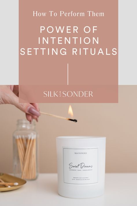 In this post we are sharing all the details on the power of intention setting rituals and how to perform those rituals to make them daily or weekly habits. Setting intentional rituals and performing them regularly can up level your life in major ways. Come check out our tips to start using the power of intention setting rituals. Silk And Sonder, Wellness Bullet Journal, Monthly Planner Bullet Journal, Intention Setting Ritual, Feminine Hobbies, Sage Archetype, Weekly Habits, Mindset Reset, Good Daily Habits