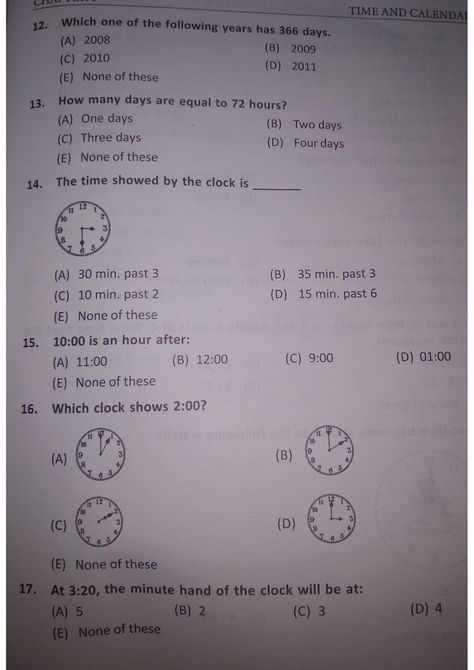 Time ⌚ and calender 🗓 questions for grade 1 Time And Calendar Worksheet Class 2, Calendar Worksheets, Math Olympiad, Math Station, Maths Resources, Fruit Designs, Math Time, Math Stations, Year 3