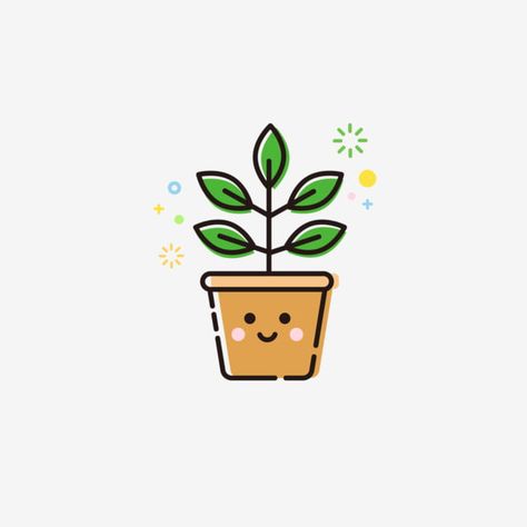 Plant Icons, Pine Tattoo, Wind Flower, Plant App, Plant Cartoon, Plant Logos, Plant Icon, Frame Border, Graphic Design Background Templates