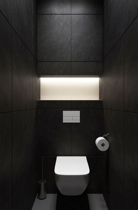 Architect Digest, Small Toilet Design, Small Toilet Room, Indian Home Design, Black Toilet, Downstairs Toilet, Small Toilet, Toilet Room, Indoor Design