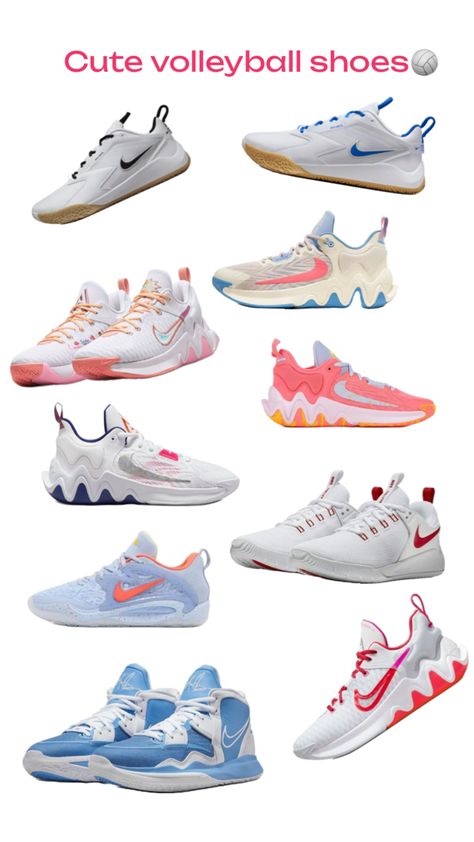 comment what your favorite pair of volleyball shoes are!! Cool Volleyball Shoes, Colorful Volleyball Shoes, Best Volleyball Shoes, Volleyball Bag, Womens Basketball Shoes, All Nike Shoes, Volleyball Shoes, 2025 Vision, Womens Basketball