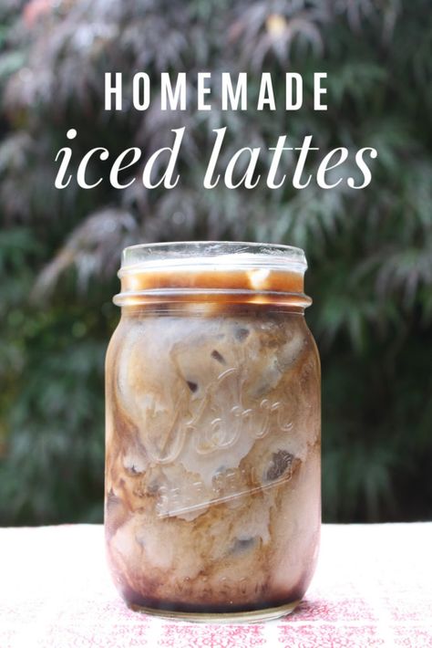 Iced Latte Recipe, Homemade Latte, Iced Lattes, Cold Brew Coffee Recipe, Coffee Protein Shake, Mocha Recipe, Making Cold Brew Coffee, Best Espresso Machine, Coffee Varieties