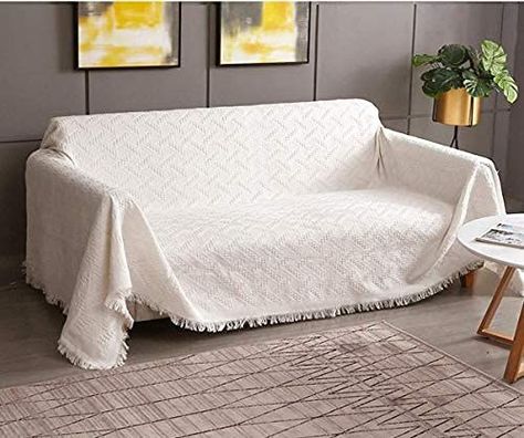 ROSE HOME FASHION Geometrical Sofa Cover, Couch Cover, Couch Covers for 3 Cushion Couch, Sectional Couch Covers, Sofa Covers Recliner Loveseat, Sofa Throw Cover, Sectional Couch Cover, Couch Protector, Cushion Couch, Cover Couch, Couch Throw Blanket, Couch Blanket, Sofa Throw Blanket