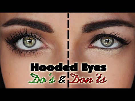 Hooded Eye Makeup Tutorial, Hooded Eyelids, Droopy Eyelids, Droopy Eyes, Applying Eye Makeup, Smink Inspiration, Hooded Eye Makeup, Makijaż Smokey Eye, Makeup Tricks