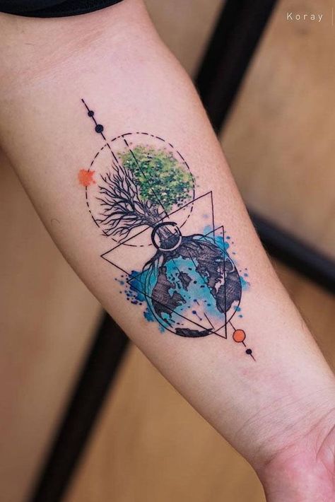 Small Forearm Tattoos, Cool Forearm Tattoos, Tree Tattoo Designs, Forearm Tattoo Women, Inspiration Tattoos, Tree Of Life Tattoo, E Tattoo, Forearm Tattoo Men, Tattoo Life