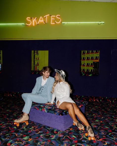 I have no words to describe how much fun this roller skating session was!!!!! Instead of a boring session, make it personal. Make it YOU. Let’s do something fun together to truly capture your personalities! • • • Concept: @dnh.photos Venue: @sportsworldskate Models: taylorteems @lane_tipton • • • #HuntsvillePhotographer #HuntsvilleWeddingPhotographer #AlabamaWeddingPhotographer #ALWeddingsMag #AlabamaWeddings #SouthernWeddings #SouthernBride #AlabamaPortraits #DestinationWeddingPhotographer... Roller Rink Wedding, Roller Rink Engagement Photos, Roller Skating Wedding, Roller Rink Photoshoot, Rollerskate Photoshoot, Roller Skating Date, Skate Rink, Roller Skating Rink, Sports Model