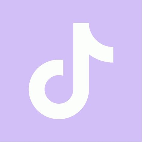 Pastel Purple Tiktok Icon, Light Purple Tiktok Icon, Purple Pastel Icons For Apps, Purple Tiktok Logo, Purple Whatsapp Icon, Purple Tiktok Icon, Aesthetic Tiktok Icon, Tiktok Icons Logo, Tiktok Icon Aesthetic