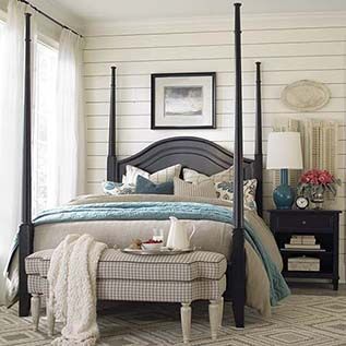 Queen Poster Bed 4 Poster Bedroom, Expensive Bedroom, 4 Poster Bed, King Poster Bed, Farmhouse Bedroom Furniture, Women Bedroom, Black Bedroom Furniture, Poster Bedroom, Hickory Wood