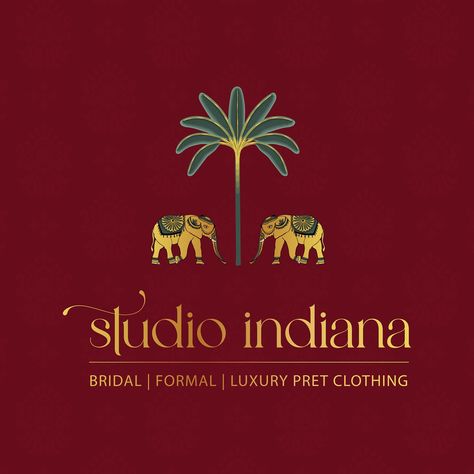 Introducing the brand-new logo for Studio Indiana — a bridal, formal, and luxury pret clothing brand that exudes elegance and tradition. Inspired by Indian heritage, this logo features royal hues and intricate elements like elephants and a timeless tree motif. 🐘🌳✨ #LogoReveal #LuxuryBrandLogo #IndianDesign #LogoInspiration #HeritageDesign #BrandLaunch #CreativeBranding #IndianFashionBrand #LuxuryPret #BridalFashion #GraphicDesignCommunity #BrandingExpert #ElegantDesign #RoyalLogo #ModernIndi... Indian Skincare, Indian Clothing Brands, Luxury Brand Logo, Royal Logo, Luxury Clothing Brands, Royal Indian, Clothing Brand Logos, Fashion Logo Branding, Luxury Pret