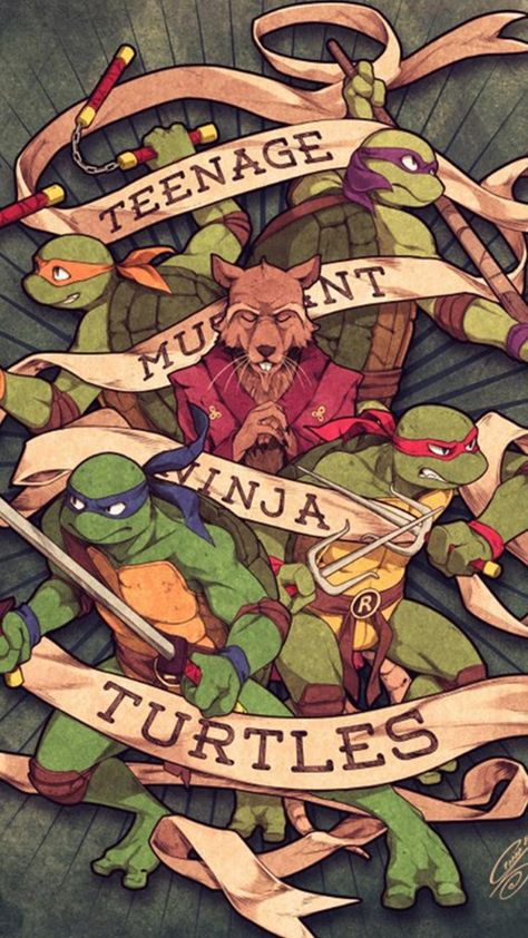 Disney Mural, Tmnt Wallpaper, Turtle Wallpaper, Turtle Drawing, Teenage Mutant Ninja Turtles Artwork, Teenage Mutant Ninja Turtles Art, Cocoppa Wallpaper, Ninja Turtles Artwork, Tmnt Art