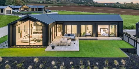 David Reid Blog | Latest News & Updates for Building Homes Dröm Hus Planer, L Shaped House, Shelter In Place, Casa Country, Barndominium Ideas Interiors, Modern Barn House, Barndominium Ideas Floor Plans, Shed Homes, Building Homes