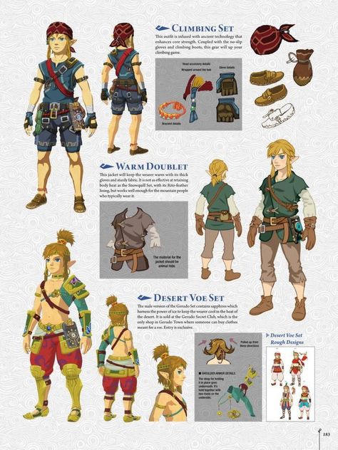 Legend Of Zelda Characters, Character Reference Sheet, Wild Book, Wild Outfits, Zelda Cosplay, Star Wars Decor, Zelda Breath Of The Wild, Zelda Art, Legend Of Zelda Breath