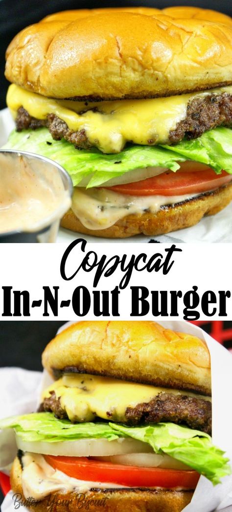 I’m And Out Burger, In N Out Sauce, Outdoor Griddle Recipes, Burger Sauces Recipe, Griddle Cooking Recipes, In And Out Burger, Butter Burgers, Farm Recipes, Easy Burgers