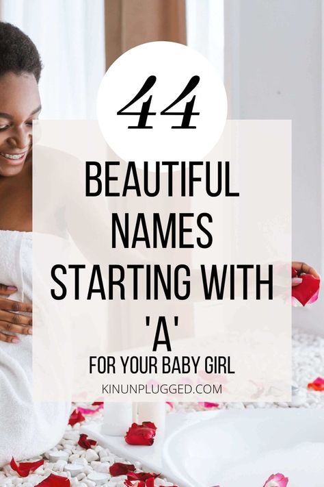 If you’re looking for girl names that start with A, you probably want to make sure your daughter is among those called first everywhere she goes! Baby Girl Names Starting With A, Baby Names That Start With A, Names That Start With A, Girl Names That Start With A, Meaningful Girl Names, African American Girl Names, Long Girl Names, Korean Girls Names, Elegant Girl Names