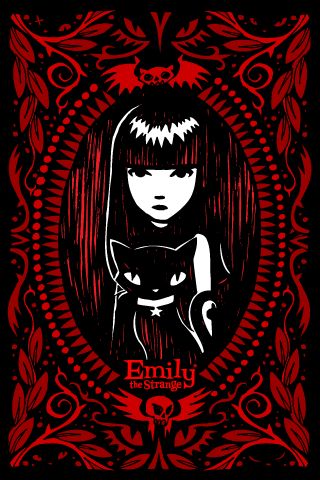 Emily the Strange Ruby Gloom, Alternative Comics, Emily The Strange, Glitter Graphics, Goth Art, Weird Art, Creepy Cute, Gothic Art, Dark Art