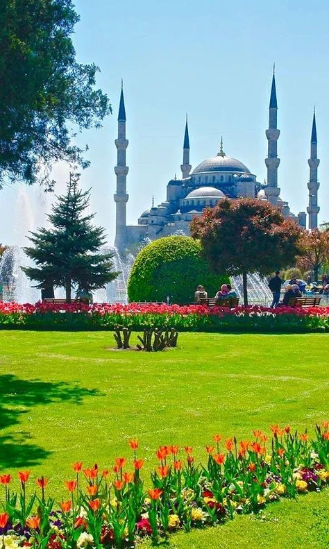 Tac Mahal, Beautiful Masjid, Blue Mosque Istanbul, Istanbul Turkey Photography, Turkey Photography, Istanbul Travel, Mosque Architecture, Image Nature, Blue Mosque