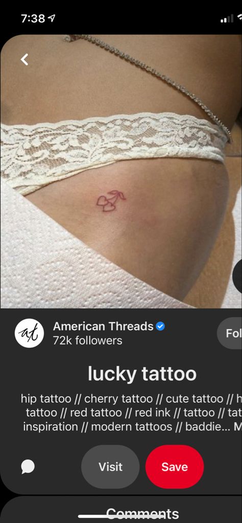 Double X Tattoo, Two Person Tattoos Best Friends, Red Stick And Poke Tattoo, Small Hip Tattoo Ideas, Stick And Poke Matching Tattoos, Small Pelvis Tattoo, Cherry Tattoo Tramp Stamp, Hip Stick And Poke Tattoo, Cherry Tattoo Behind Ear