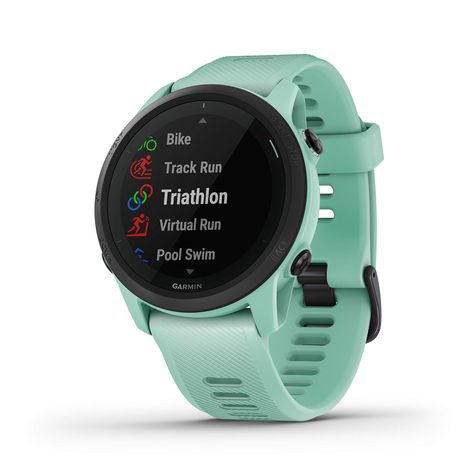 Garmin Forerunner 745, GPS Running Watch, Detailed Training Stats and On-Device Workouts, Essential Smartwatch Functions, Tropic Swim Bike Run, Virtual Run, Running Watch, Running On Treadmill, Garmin Forerunner, Mens Casual Dress Outfits, Track Workout, Bike Run, Fitness Watch