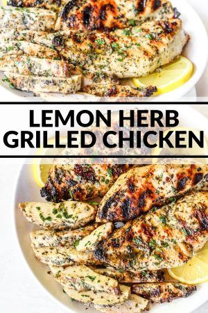 Lemon Chicken Marinade, Lemon Marinade, Herb Chicken Breast, Herb Chicken Recipes, Grilled Chicken Breast Recipes, Grilled Lemon Chicken, Chicken With Lemon, Lemon Herb Chicken, Herb Chicken