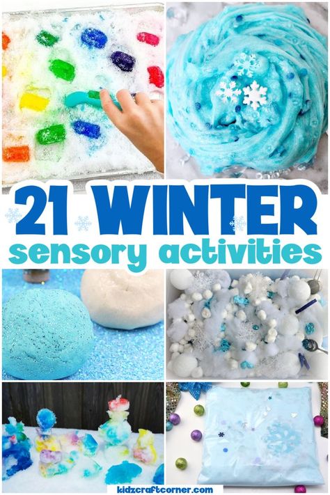 Such fun sensory activities for winter. If you are looking for fun sensory projects these are it. 21 of the best winter sensory activities I have come across. Everything from play snow, snowmen, and so much more. These winter sensory ideas are the perfect way to pass the time this winter. Fun Snow Activities, Sensory Bins For January, Real Snow Sensory Bin, Inside Snow Activities For Toddlers, Activities With Snow Indoors, Winter Holiday Activities For Preschoolers, Winter Theme Learning Activities, Snowed In Activities For Kids, All About Winter Preschool Activities