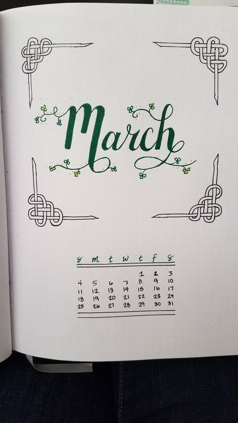 March month title page March In Cursive, March Title Page, 2024 Title Page, Month Title Page, March Chalkboard Ideas, March Font, March Lettering, March Journal, Bujo Lettering