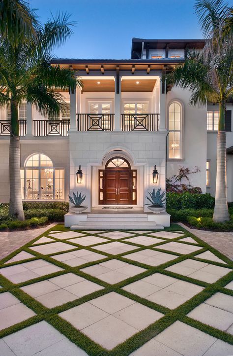 Simonsen-Hickok Interiors | Mediterra Puerto Rico Homes Exterior, West Indies Style Exterior, West Indies House Exterior, West Indies Interior, Tree Elevation, British West Indies Architecture, West Indies House, Florida Homes Exterior, West Indies Architecture