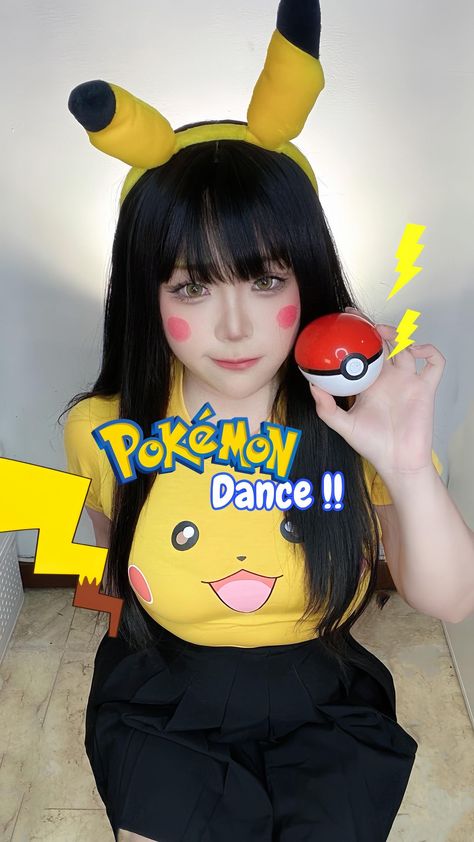 ⚡️⚡️ pikachuuu ~ ϞϞ(๑⚈ ․̫ ⚈๑)∩ come on join the trend too !! pikachu is my first favorite anime character , i had to do this trend… | Instagram Pikachu Cosplay, The Trend, Anime Character, Pikachu, Anime, Instagram