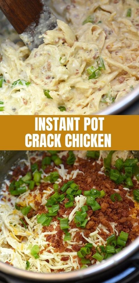 Instant Pot Crack Chicken for the ultimate moist and flavorful chicken you'll love in sandwiches, salads, or pasta. Made with simple pantry ingredients and less than 20 minutes in the pressure cooker, it's perfect for busy weeknight dinners. #Instantpot #pressurecooker #chicken #baconranch #weeknightdinners Seared Salmon Recipes, Simple Pantry, Pan Seared Salmon, Instant Pot Recipes Chicken, Skirt Steak, Instapot Recipes, Instant Pot Pressure Cooker, Instant Pot Chicken, Weeknight Dinners