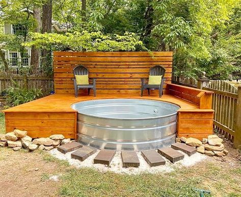 Stock Tank Hot Tub, Stock Tank Swimming Pool, Stock Pools, Stock Tank Pool Diy, Pool Diy, Pool Kits, Stock Tank Pool, Tank Pool, Stock Tank