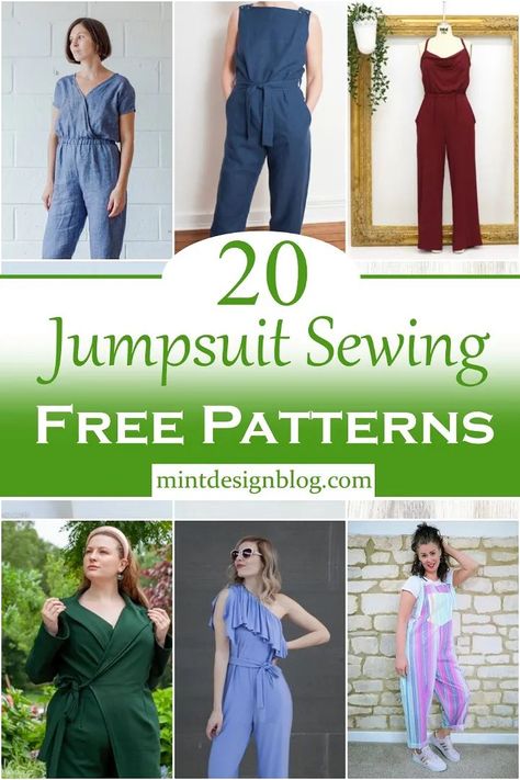 Jumpsuit Sewing Jumpsuit Pattern Sewing Free, Romper Pattern Women's, Diy Jumpsuit Pattern, Jumpsuit Pattern Free, Jumpsuit Diy, Pants Pattern Free, Jumpsuit Sewing, Gym Lounge, Unique Jumpsuits