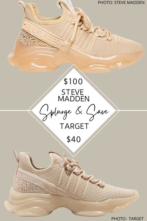 Look at this Target find! If you love Target outfits, fashion, and dupes, you've got to see this Steve Madden Maxima Sneaker dupe. Add this to your next Target haul! #fashion #shoes #runningshoe #dupes #copycat #ootd #style #wiw Steve Madden Maxima Sneakers, Target Outfits, Target Haul, Steve Madden Sneakers, Dad Sneakers, Target Clothes, Ootd Style, Chunky Sneakers, Trendy Shoes