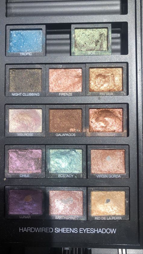 Eyeshadow Palette Aesthetic, Makeup Products Aesthetic, Palette Aesthetic, Products Aesthetic, Makeup Pallets, Makeup Shades, Old Makeup, Heavy Makeup, Eyeshadow Pallets