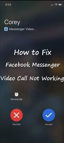 The Facebook Messenger video call not working on your device like iPhone? The reasons and fixes are introduced in the passage. Fake Video Call Screen, Fake Video Call, Fake Video, Cell Phone Hacks, Smartphone Hacks, Iphone Video, Facebook App, About Facebook, Facebook Video