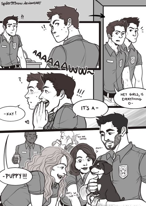 DEAR LORD- I FINALLY FINISHED IT *happy crying* Talia’s origin story :3 how derek found her (for my sterek Cop!AU) HOPE YOU LIKE IT <3 (comics are hard :’D!!) Wolf Ships, Happy Crying, Teen Wolf Derek Hale, Deadly Females, Sterek Fanart, Wolf Team, Supernatural Comic, Teen Wolf Ships, Teen Wolf Memes