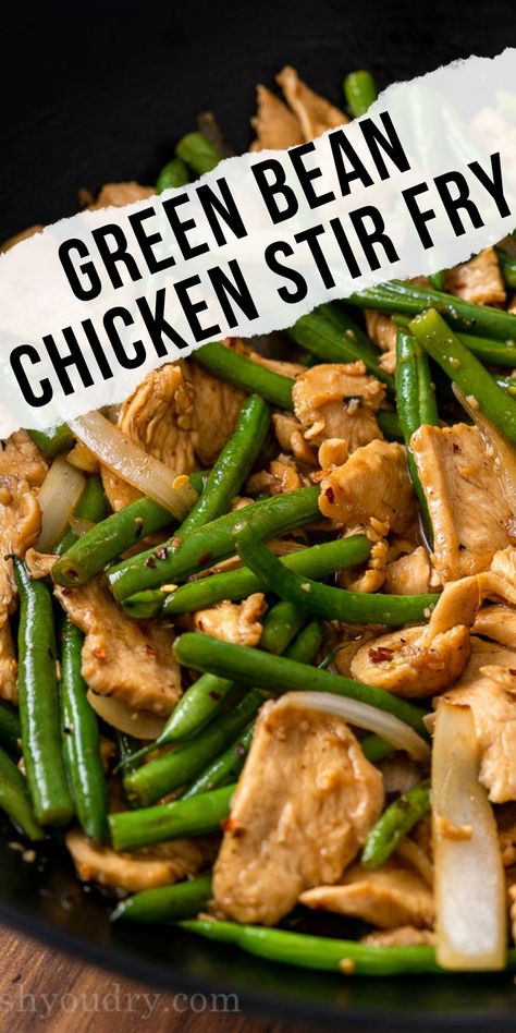 Green Bean Chicken Stir Fry, Green Bean Chicken, Green Beans Stir Fry, Chicken And Green Bean, Green Bean Stir Fry, Beans Stir Fry, Bean Stir Fry, Chicken And Green Beans, Honey Soy Chicken